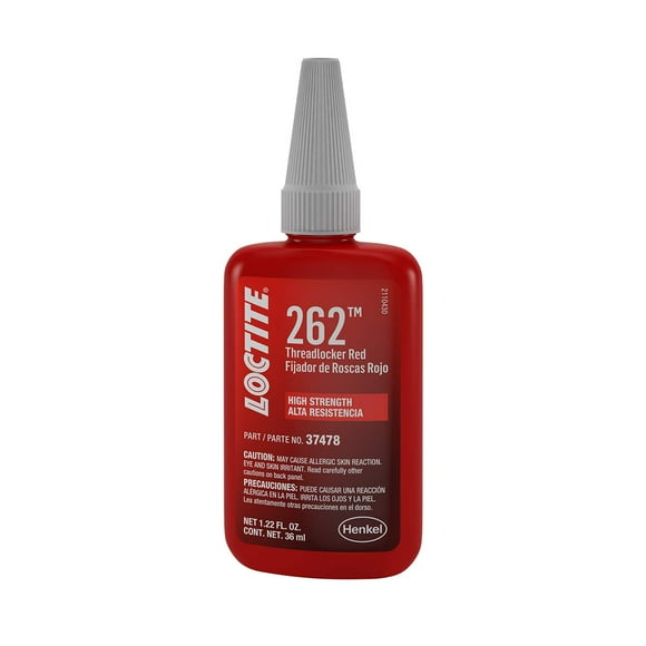 Loctite 262 Rojo de Alta Resistencia, Botella de 36 ml