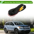 thumbnail image 2 of Unique Bargains Reverse Rear View Parking Camera Video Cable 15m/49.21ft Black RCA 1 Pcs, 2 of 7