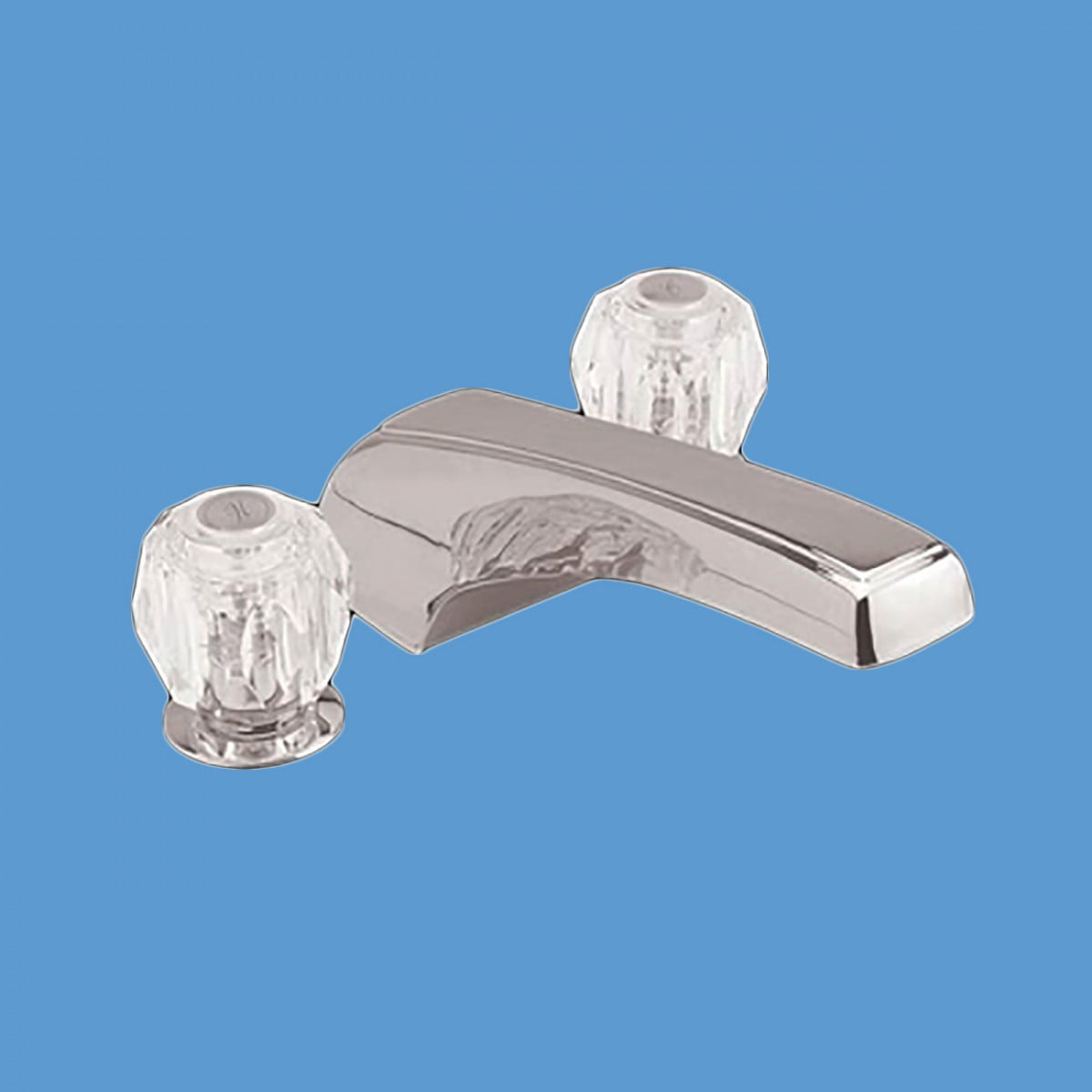 Tub Centerset Faucet Bathroom bathtub Tap Chrome Roman Style 2 Handles| Renovators Supply