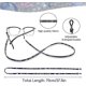 thumbnail image 2 of 5 Piezas Cadena para Correa de Gafas, Cordón para Gafas Cadena para Gafas de Sol Cordón Ajustable para Gafas Correas para el Cuello, Cadena de cordón para Gafas Soporte para Gafas Antidesliz, 2 of 5