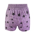 thumbnail image 5 of DHFJKG Womens Workout Shorts Summer Casual Drawstring High Waisted Star Printed Slim Fit Soft Yoga Shorts With Pockets Trendy Bottoms, 5 of 5