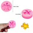 thumbnail image 3 of 6pcs Sea Turtle Resin Mold Small, 3d Animal Silicone Molds For Resin Casting, Tortoise Making Mold For Diy Resin And Plaster Casting,cake,chocolate,so, 3 of 5