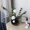 thumbnail image 2 of Florero de acero inoxidable, contenedor de flores de metal, maceta redonda para plantas nórdicas, decoración de mesa para sala de estar de oficina Methold HA001195-02B, 2 of 6