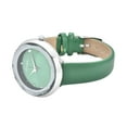thumbnail image 5 of Strada Japanese Movement White Crystal with Green Dial Watch in Green Faux Leather Strap (36.32mm) Size 6.25-7.75" Birthday Christmas Gifts, 5 of 7