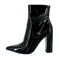 thumbnail image 2 of Jessica Simpson Narelle Women's Boots Black Patent Size 7.5 M, 2 of 8