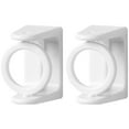 thumbnail image 1 of 2Pcs Adhesive Curtain Rod Holders Curtain Rod Brackets for Living Room Kitchen Bathroom, 1 of 6