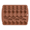 thumbnail image 1 of Moldes de Halloween, molde para jabón de caramelo, molde para hornear galletas, bandeja para cubitos de hielo, 1 of 5