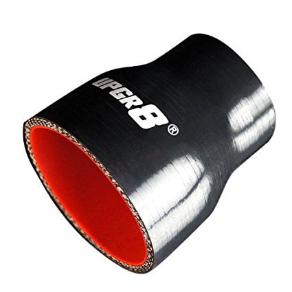 , Black 76MM Upgr8 Universal 4-Ply High Performance 90 Degree Elbow Coupler Silicone Hose 3.0 