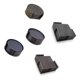 thumbnail image 4 of Leather PU Coasters Elegant Non Placemat Heat Insulation Dinner Mat Tableware Pad for Home (Black Round), 4 of 4