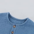 thumbnail image 5 of Bovxnpu Boys' Short Sets Kids Summer Cotton Solid Short Sleeve Crew Neck Shirt 2-Piece Sets Summer Outfits, 5 of 10