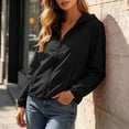 thumbnail image 5 of FAIWAD Rain Jacket Women Sun-Protection Lightweight Zip Up Outdoor Hiking Hooded Windbreaker with Pocket, 5 of 9