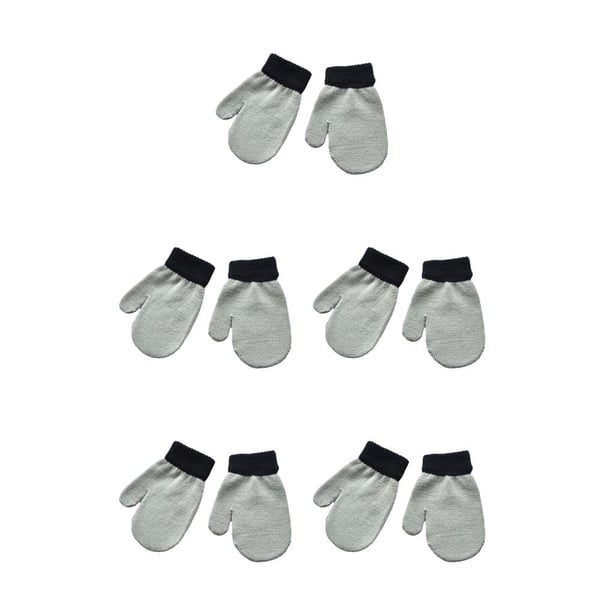 Guardurnaity 1 par de mitones para niños, accesorio de ropa de invierno, mitones de punto para niños, cómodos mitones para niños pequeños para Type2 NO2 Guardurnaity CBP300558