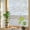 Brown, variant on Rainbow Window Privacy Film, Brown Stripe Static Cling Window Film PVC, Modern Rustic Horizontal Brown Striped No Glue UV Blocking Glass Covering, Removable Stained Glass Sticker 23.6''x59''