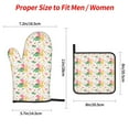 thumbnail image 2 of Haiem Cute Baby Dinosaurs Print Extra Long Oven Mitts and Pot Holders 4pc Sets: Heat Resistant Silicone Oven Mittens with Mini Oven Gloves and Hot Pads Potholders, 2 of 6