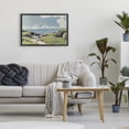 thumbnail image 3 of Stupell Industries Coastal Green Bay Breeze Black Floating Frame Canvas Art, 25 x 17, by Elara Yasna, 3 of 8