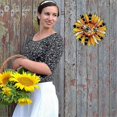 thumbnail image 4 of Honey Bee Festival Pastoral Style Bee Sunflower Flower Wooden Sign Home Porch Decoration Wooden Sig, 4 of 5