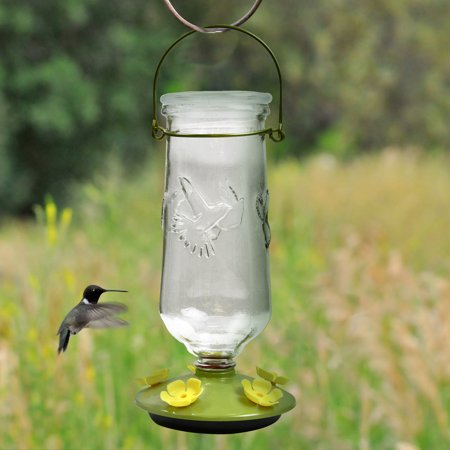 Perky Pet Desert Bloom Top Fill Glass Hummingbird Feeder Walmart Com