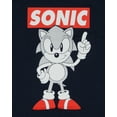 thumbnail image 2 of Sonic The Hedgehog Boy's Pop Art Sonic Kids Short Sleeve T-Shirt, 2 of 5