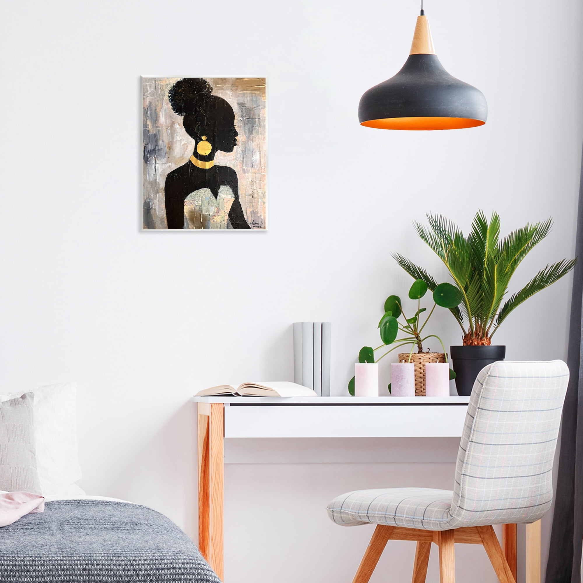 Stupell Industries Elegant Fashion Silhouette Wall Plaque Art, design by Lauren Luna