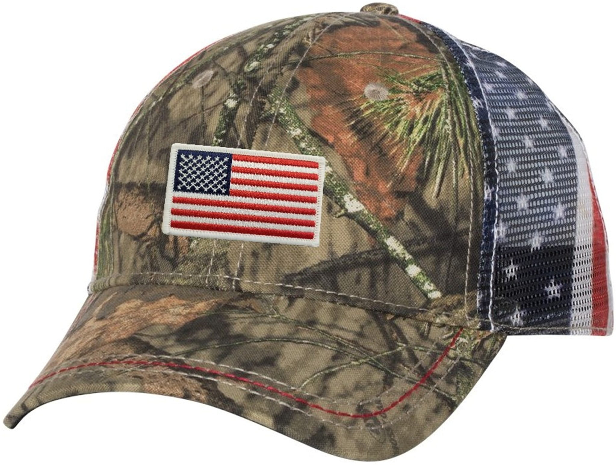 American Flag Snapback Camouflage American Flag Mesh - Walmart.com