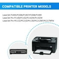 thumbnail image 3 of CE285A 85A Toner Cartridges Compatible for HP 85A CE285D Laserjet Pro P1102w P1006 M1212nf MFP P1102 M1217nfw 1102w Printer (CE285AT1 | Black, 3-Pack), 3 of 8