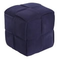 thumbnail image 1 of DOLITY Foot Rest Stable Protect Wood Floor Square Footstool for Office Home Nursery dark blue, 1 of 9