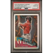 Graded 2023 Topps Bowman Chrome Jackson Holliday #CFL9 It Came For The League Rookie RC Baseball Card PSA 10 Gem Mint