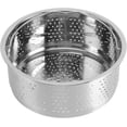 thumbnail image 1 of Steam Basket, Stainless Steel Steam Basket with Handle Sugar Removal Rice Cooker Insert Steaming Rack Steamer Cookware Steamer for Cooking (13.8cm), 1 of 8