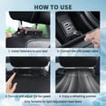 thumbnail image 5 of New Vehicle Fan, Portable Large Car Fan, Hanging Car Seat Fan, Clip on Head Car Seat Fan, Quickly Cooling Fan for Vehicle Car, Rear Seat Fan, USB Plug-In Turbo Fan with 3 Speed, 5 of 6
