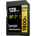 thumbnail image 2 of Lexar Professional 1800x SDXC UHS-II Card GOLD Series 128GB - (3-Pack), 2 of 11