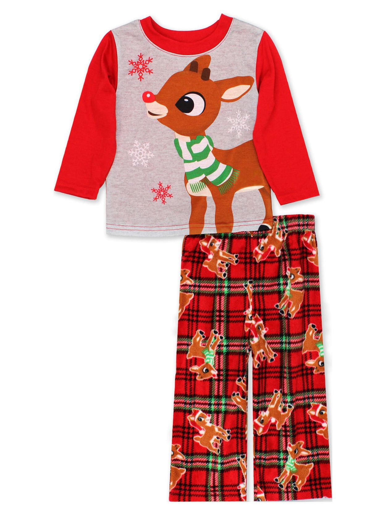 Rudolph Red Nosed Reindeer Christmas Holiday Family Baby Pajamas