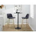 thumbnail image 3 of Toriano 30" Fixed-Height Bar Stool, Bar Chairs, Swivel Bar Stools, Bar Stools Set of 2, 3 of 6