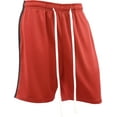 thumbnail image 2 of Hat and Beyond Men's Athletic Stripe Track Shorts with Drawstring, 2 of 5