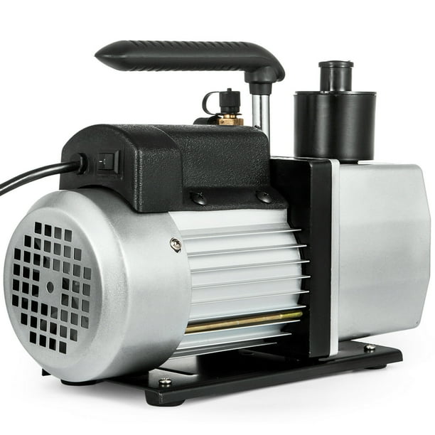 VEVOR Rotary Vane Vacuum Pump 5CFM 1/2HP Two Stage AC Refrigerant Vacuum Pump