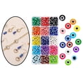 thumbnail image 1 of 450 Piezas de Abalorios de para Manualidades, Abalorios de con Caja de Almacenamiento para Joyas, Pulseras, Pendientes, Co perfecl Perlas espaciadoras artesanales, 1 of 8