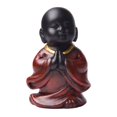 thumbnail image 1 of Figuras de monje para decoración del hogar, figuras estatuas de resina, exhibición de , sa de estar, dormitorio, adornos Baoblaze Pequeña estatuilla de Buda, 1 of 5