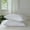 Gray, variant on 2 Pack Quilted Pillow Protectors, Half-Cover Thermal Pillowcases with Zipper, Breathable Soft Pillow Covers, Washable Pillow Cases, White