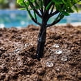 thumbnail image 5 of Artificial Orange Mum Topiary Outdoor Fall Decor with Ground Stake for Porch, Garden Planters, 5 of 7