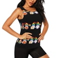 thumbnail image 2 of Fotbe Happy Pride Gnome Blusas Sin Mangas para Mujer – Estilo Casual, Corte Suelto, Slim-Fit, Cuello Redondo Deportivo, Tops de Verano para Gimnasio y Yoga-Medium, 2 of 7
