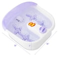 thumbnail image 4 of Giantex Electrical Foot Bath W/Heat Maintenance & Bubbles Point Massage, 4 Automatic Massage Rollers, Foot Spa, Anti-Splash Water Guard, Sturdy Base W/Non-Slip Feet Pads, UL Certification, 4 of 8
