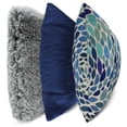 thumbnail image 1 of Set de 3 Cojines Decorativos Coprire 45 x 45 cm Azul Acero, 1 of 8