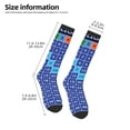 thumbnail image 2 of Fuzoiu Multiplication Table Print Adult Stockings,Crew Socks,Unisex Fashion Socks, Casual Sports Socks,Comfortable Crew Socks for Everyday Wear and Sports, 2 of 6