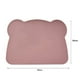 thumbnail image 3 of Mantel individual para niños, portátil, de silicona de grado alimenticio, color rosa polvoriento, 3 of 4