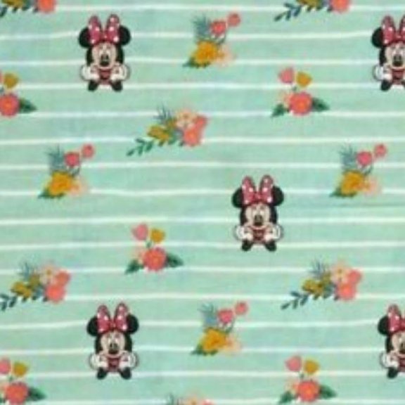 Handmade Sheets or Pillow Cover Disney Minnie Mouse Stripe