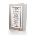 thumbnail image 2 of Christian Jesus Footprints In The Sand Poem Inspirational Sealed Greeting Card Plus Envelope Blank inside, 2 of 3