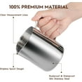 thumbnail image 2 of ZHUYING Milk Frothing Pitcher 350ml Steaming Pitchers Stainless Steel Milk/Coffee/Cappuccino/Latte Art Barista Steam Pitchers Milk Jug Cup with Art Pen,12oz, 2 of 6