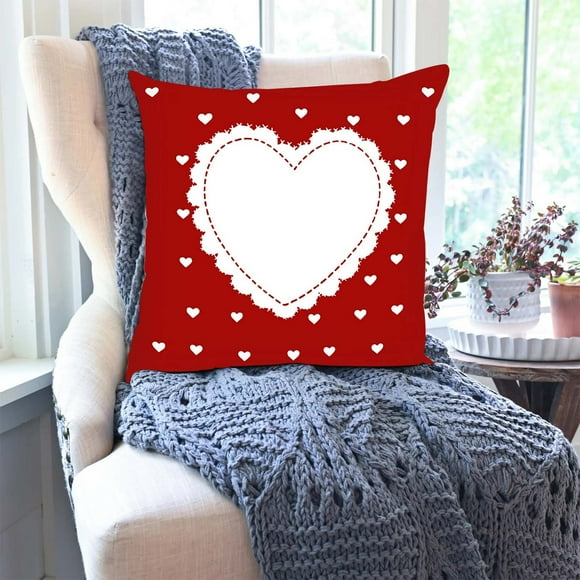 Hot6sl Valentine's Day Cover Sofa Cover Cushion Cover Custom Home Decoration