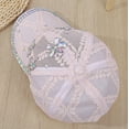 thumbnail image 3 of YooGuoGuo Women Lace Baseball Cap Bling Rhinestone Pearl Floral Summer Breathable Mesh Sun Hat Adjustable Outdoor, 3 of 7