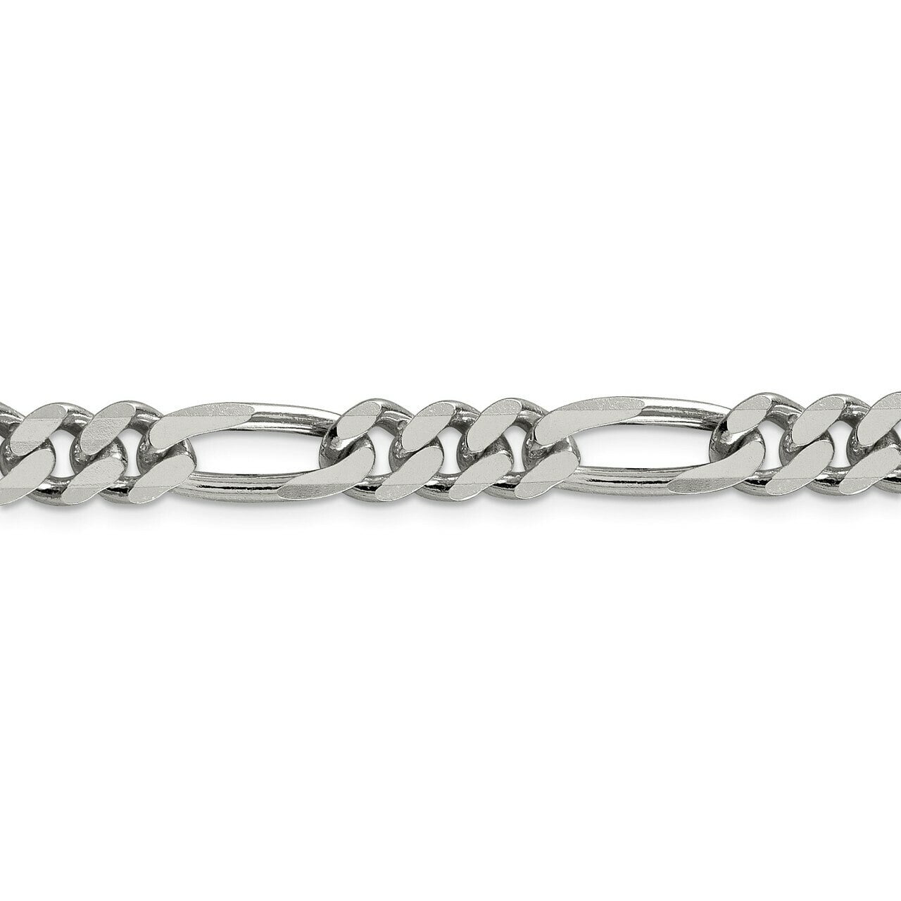 Lex & Lu Sterling Silver 5.25mm Figaro Chain Necklace or Bracelet Lex & Lu Sterling Silver 5.25mm Figaro Chain Necklace or Bracelet