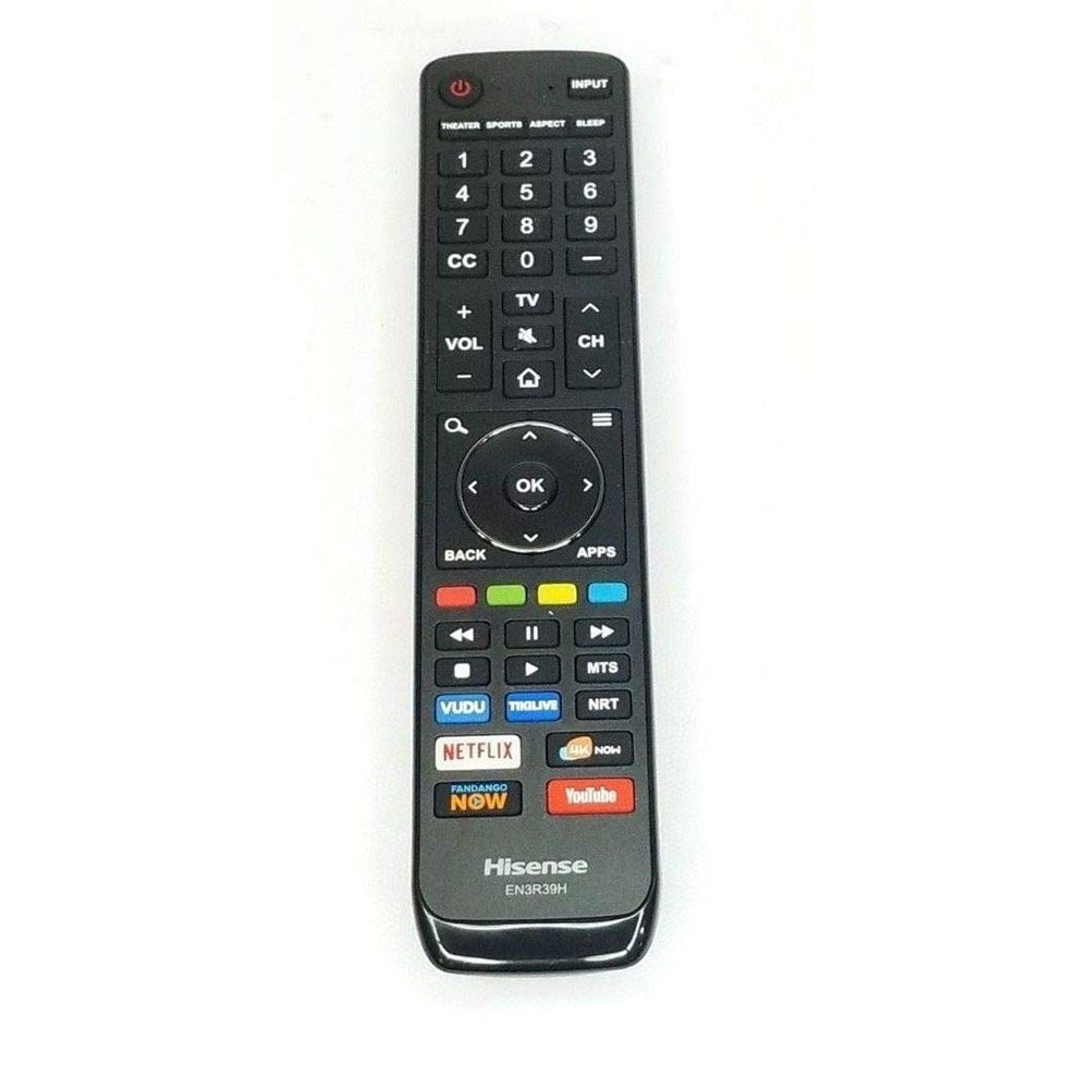 OEM Remote Hisense EN3R39H for Select Hisense/Sharp TVs (Refurbished